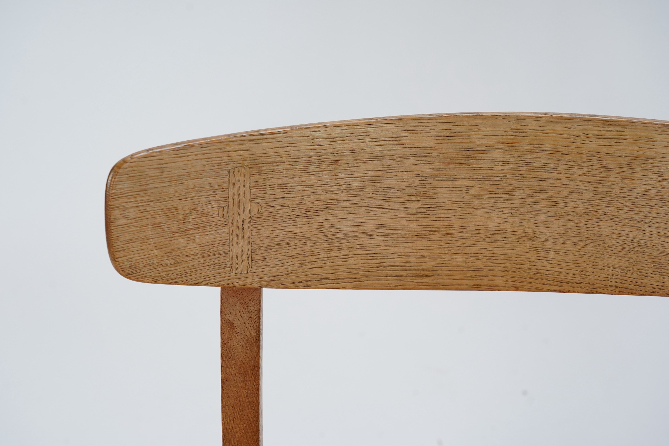 Hans Jørgensen Wegner (Danish, 1914-2007) for Carl Hansen & Søn Møbelfabrik : Two oak 'CH23' dining chairs